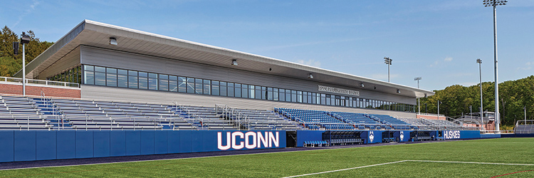 Griffin Electric completes work  to athletic facilities at UConn - working with O’Connell’s Sons; Newman Arch. and BVH